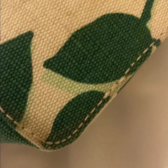 Kate Spade Green and White Botanical Tote - Picture 10 of 16